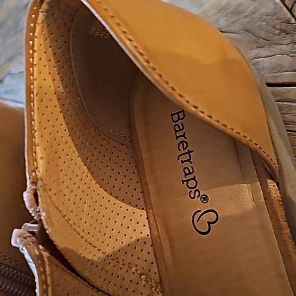 New BARE TRAPS leather open toe flats 5.5 - Picture 4 of 5